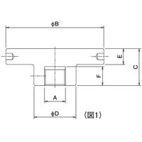 大阪ジャッキ製作所 Eシリーズ用ピストンベース EBPー15S 1個（直送品）