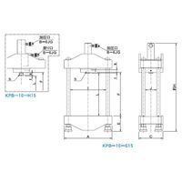 大阪ジャッキ製作所 ショッププレス KPBー30 1個（直送品）