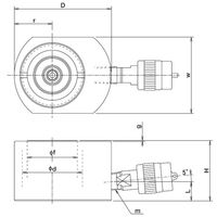 大阪ジャッキ製作所 EF形フラットジャッキ EF10S1.1 1個（直送品）