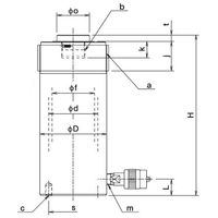 大阪ジャッキ製作所 E形パワージャッキ E30S12.5 1個（直送品）