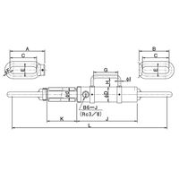 大阪ジャッキ製作所 油圧引張ジャッキ HPLー3015R 1個（直送品）