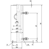 大阪ジャッキ製作所 EC形中空ジャッキ EC100H30 1個（直送品）