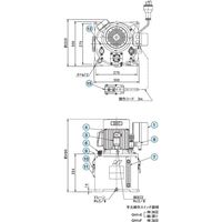 大阪ジャッキ製作所 G形油圧ポンプ GH1ーF 1個（直送品）