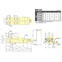 北川鉄工所 パワーバイス VE160N 1個（直送品）