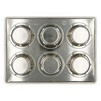 松永製作所 松永 MS194 シルバーマフィン天板6P　1個（直送品）