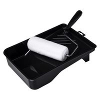 アサヒペン AP レギュラー万能用ローラーバケセットR R-RSR180 1セット