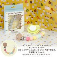 Clovis Baby クロビスベビー おしゃぶり・歯固めホルダー グレーマーブル 1個