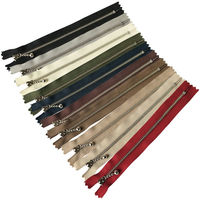 日本紐釦貿易(Nippon Chuko) Y.K.K 玉付きファスナー シルバー 16cm 各1本10色セット 3N16-10MIX（直送品）