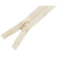 YKK Y.K.K ビスロンファスナー ポーチバッグ用 30cm 生成 4VC30-801 1セット(5本入/5袋セット（直送品）