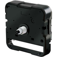 誠時(セイジ) 掛け時計用 クォーツ ムーブメント コチコチ音のしないスイープ秒針タイプ (文字盤の厚さ2mm 六角ナット2mm 丸ナット4（直送品）