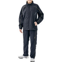 TEAM-Z（チームゼット） 撥水 ウインドブレーカーパンツ S ブラック／ゴールド TEZ551P 1着（直送品）