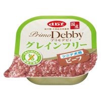 デビフ プリモデビィ グレインフリー シニア犬用 ビーフ 国産 95g 24個 ドッグフード ウェット