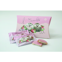 チョコかけすぎちゃったラスク（いちご） 3枚 1箱 オールハーツ・カンパニー チョコレート