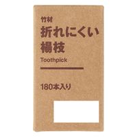 無印良品 竹材 折れにくい楊枝 180本入り 1セット（5個） 良品計画