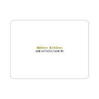 新盛インダストリーズ ラベルプリンター サーマル上質紙 80×60mm 1セット（580枚/巻×20個） 80T60SG