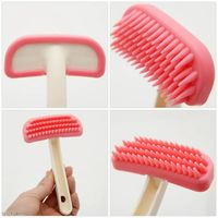 犬猫用 シリコンブラシ トレルンダ君 スリッカータイプ 日本製 S 1個 トレンディワン