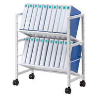 サンワサプライ 高耐荷重ワゴン 2段 ホワイト WG-207 1個（直送品）