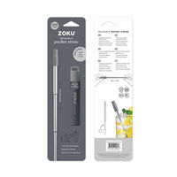 ZOKU ZOKU TwoTone ポケットストロー GY 815706022696 1個
