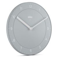 BRAUN ブラウン 掛時計 Analog Wall Clock GRAY BC06G 1個（直送品）