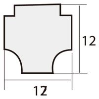 福井金属工芸　3321-W　ピクチャーレール　C型用ストッパーゴム　ホワイト　1セット(2個入)（直送品）