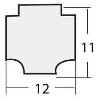 福井金属工芸　3324-W　ピクチャーレール　C-11型用ストッパーゴム　ホワイト　1個（直送品）