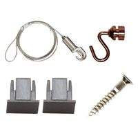 福井金属工芸 C-11型 壁面用 レールセット 2.0m ブロンズ 3354-B-1 1セット