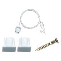 福井金属工芸　3521-W　ピクチャーレール　C-11型　天井用　オールホワイトレールセット　600mm　1セット（直送品）