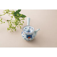 不二商店 波佐見焼 松幸窯 古代万歴絵 急須(手描き) 007-020M 1箱（直送品）