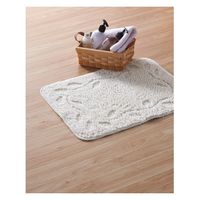 尾崎 ポルカ　パリシェバスマット２枚セット ブルー 094318BL 1箱（直送品）