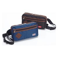 ウノフク ディッキーズ ウエストバッグ ブラック 12-6601BK 1箱（直送品）