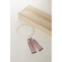 岸田産業 本水晶正絹共仕立 女性用 401ー2500 1箱（直送品）