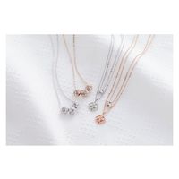 ミレーヌ ドゥー ナイスクラップ レイヤードネックレス シルバー 465-0551-04 1箱（直送品）