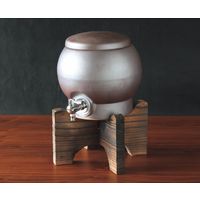 西日本陶器 波佐見焼 焼締 焼杉台付焼酎サーバーセット 1箱（直送品）