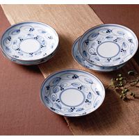 西日本陶器 波佐見焼　点彩うず紋　六寸皿５枚揃　1箱（直送品）