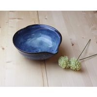 萩陶苑 萩焼 青萩 ハート鉢 清玩作 61166 1箱（直送品）