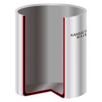 東亜金属 カンサイヤマモトメゾン ペアステンレス二重カップ 721-013 1箱（直送品）