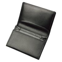 小田清 風琴マチ 名刺入れ ブラック 8140-01 1箱（直送品）