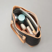 中川満 クリスティーナノワレ スクエアトートバッグ ブラック CN-1807-BK 1袋（直送品）