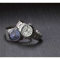 サン・フレイム 10気圧防水日本製メンズ腕時計 ブルー DSMJZ002-BL 1箱（直送品）