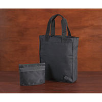 田村駒 エマージョン トートバッグ(ポーチ付) ブラック E-B0007BK 1箱（直送品）