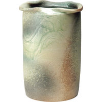 ヤマ庄陶器 信楽焼 傘立 筒三方曲げ G5ー6905 1箱（直送品）