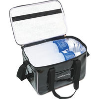 ヒロオカ エナメルクーラーバッグ(10l) ブラック H5602 1箱（直送品）