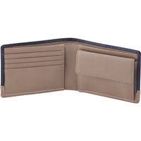 田村駒 ヘンリーコットンズ メンズ二つ折り財布 ブラック HC-W0003BK 1箱（直送品）