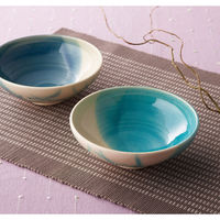 アルファブランカ はんなり 京焼中鉢 そら・うみ HR11013 1箱（直送品）