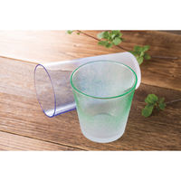 上越クリスタル硝子 イロ フリーズ グラス大小セット IRー14012ーBG 1箱（直送品）