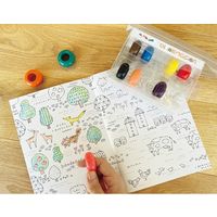 コクヨ はみだしてもいいぬりえ+リングクレヨン10色セット KE-WC53KE-AC37-10 1袋（直送品）