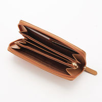 ゆうわ メゾン・ドゥ・ファミーユ 長財布・小銭入れセット ブラウン MDFS-1020BR 1箱（直送品）