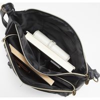 ノムラ 軽量合皮ショルダーバッグ ブラック N-297 1袋（直送品）