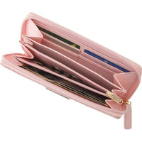 エルシオン キャティフェラーリ ラウンドファスナー長財布 ピンク S-CFL1538PK 1箱（直送品）