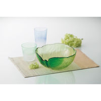 上越クリスタル硝子 月夜野工房 キャベツ 深鉢 T1ー0409 1箱（直送品）